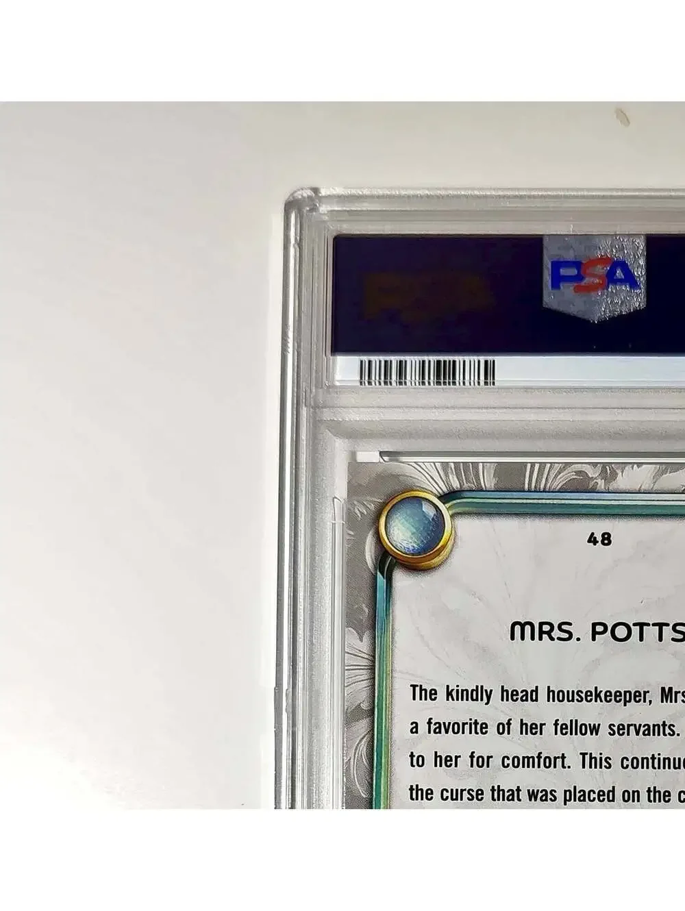 Mrs. Potts 2025 Topps Disney #48 Winter Variant Card Beauty and the Beast PSA 9
